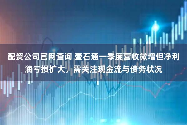 配资公司官网查询 壹石通一季度营收微增但净利润亏损扩大，需关注现金流与债务状况